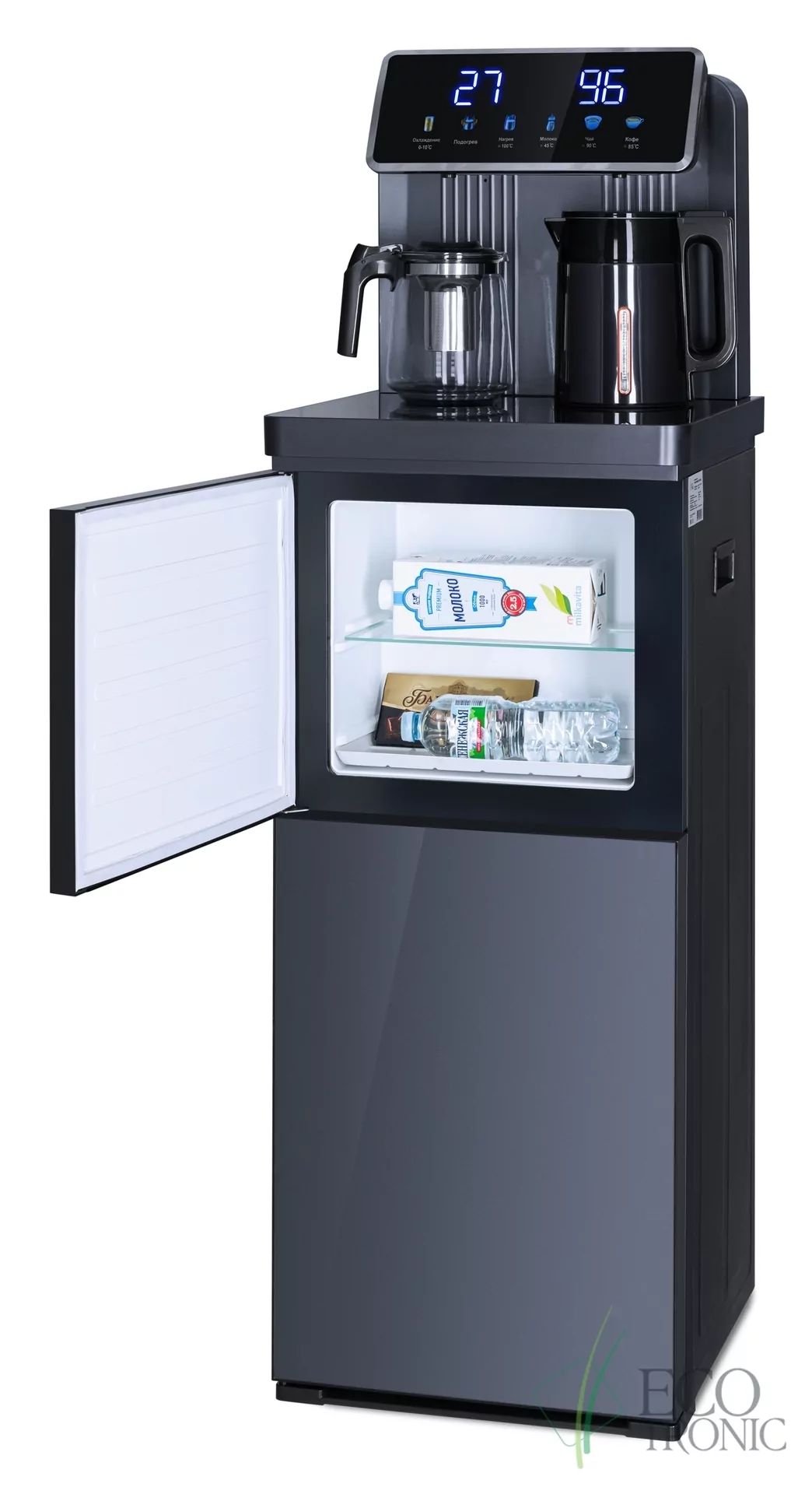 Тиабар Ecotronic TB35-LFR dark grey с холодильником